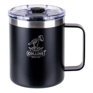 Caneca Termo 400Ml com Tampa de Aço Inox Collins
