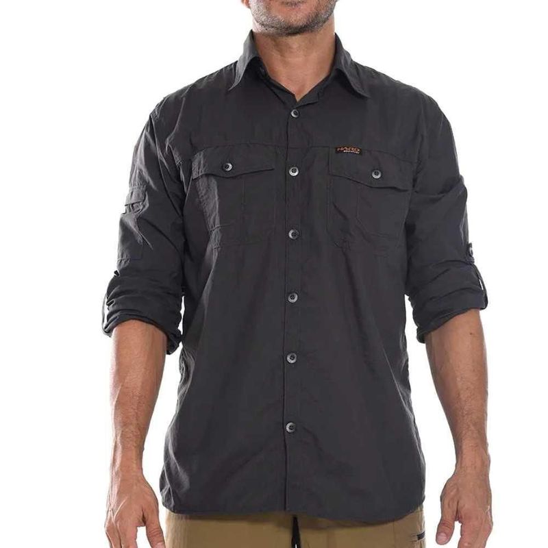 camisa-safari-uv50-masculina-chumbo-m-hard-img-1