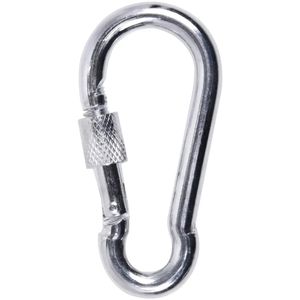 Mosquetão com Trava e Rosca 5Mm X 50Mm Aço Carbono Galvanizado