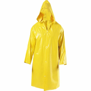 Capa de Chuva Trevira com Capuz Amarela Worker