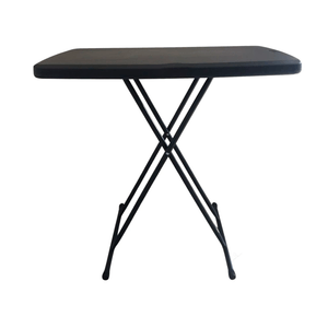 Mesa Dobrável Camper 75 Cm Preta Kala