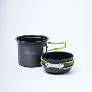 Conjunto de Panelas com 2 Peças Verde Limão Hawapi