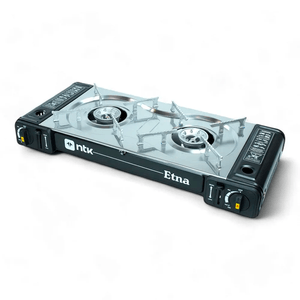 Fogareiro Etna Horizontal com 2 Bocas Preto NTK