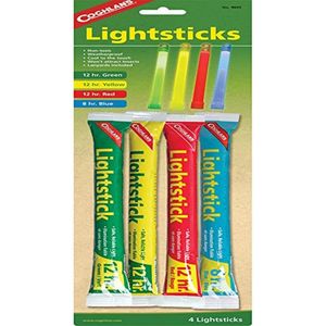 Bastões de Luz Lighsticks Kit com 4 Unidades Coghlans