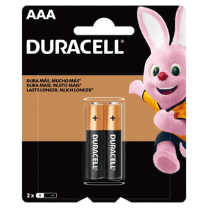 Pilha Alcalina AAA Palito 2 Unidades Duracell