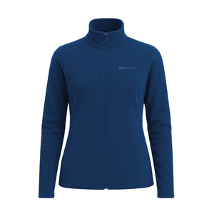 Jaqueta Fleece Full Zip Trekker Feminina Acampar