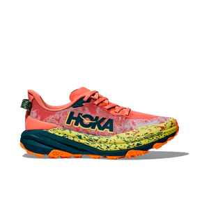 Tênis Hoka Speedgoat 6 Feminino Salmão Amarelo